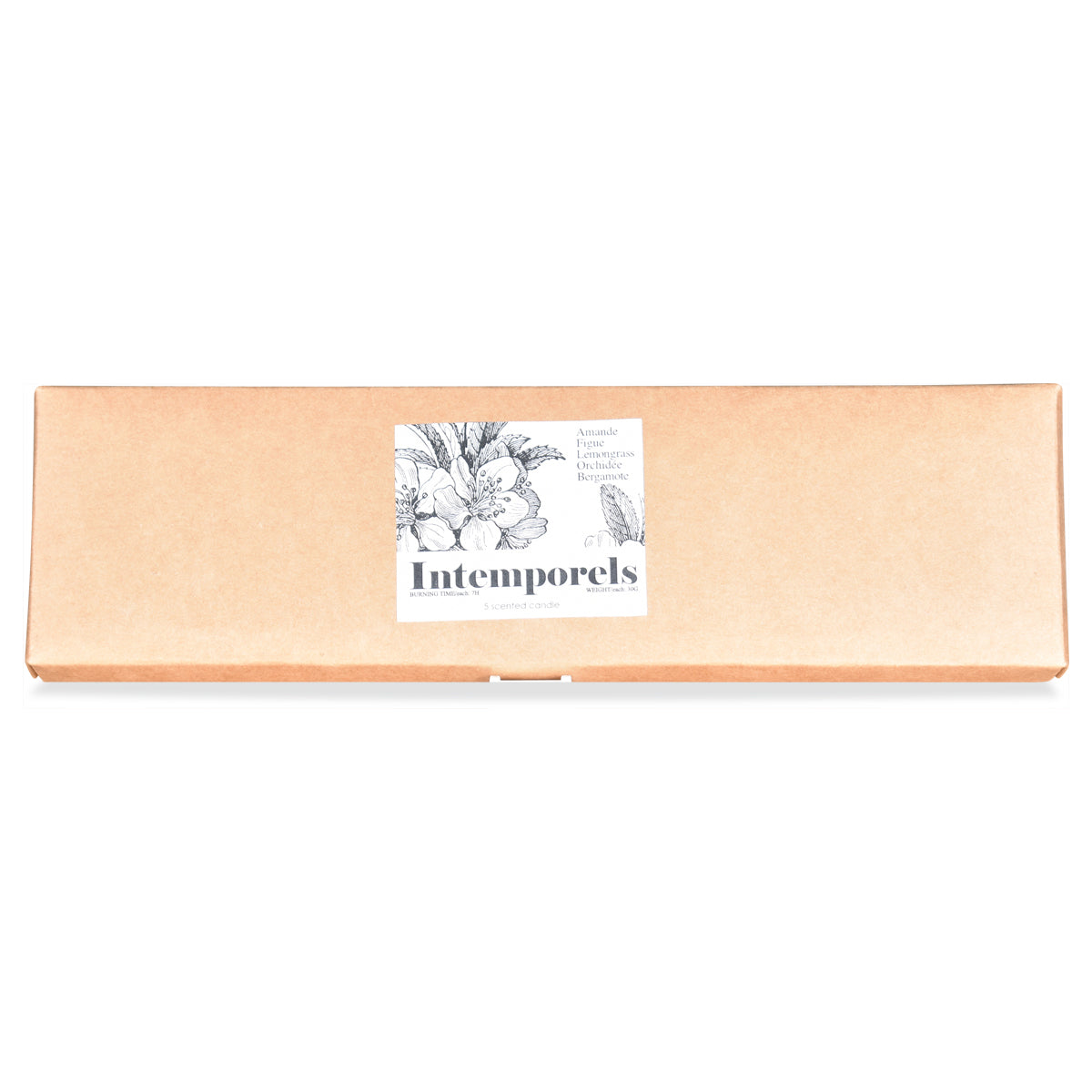 COFFRET DE 5 BOUGIES INTEMPORELS