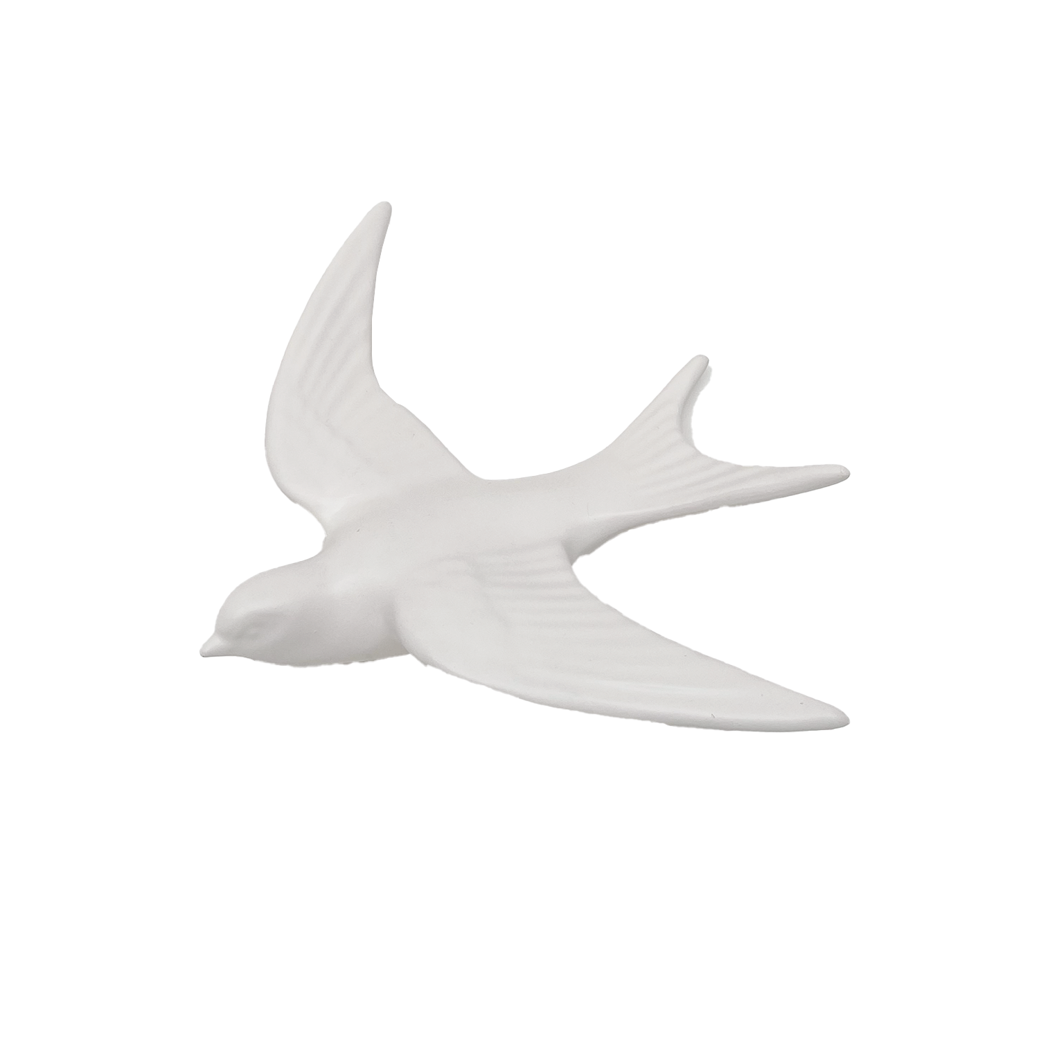 OISEAU DÉCORATIF BLANC/DORÉ