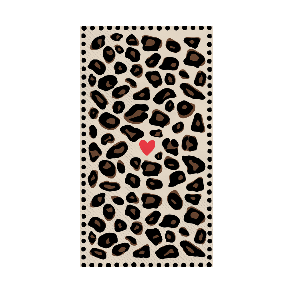 Serviette en Papier - Rectangle Léopard