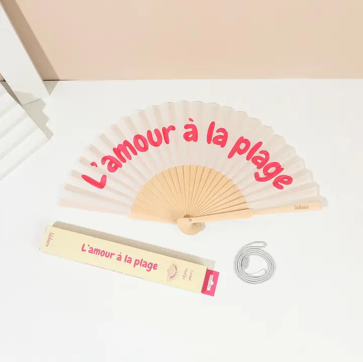 Éventail - L'amour à la plage
