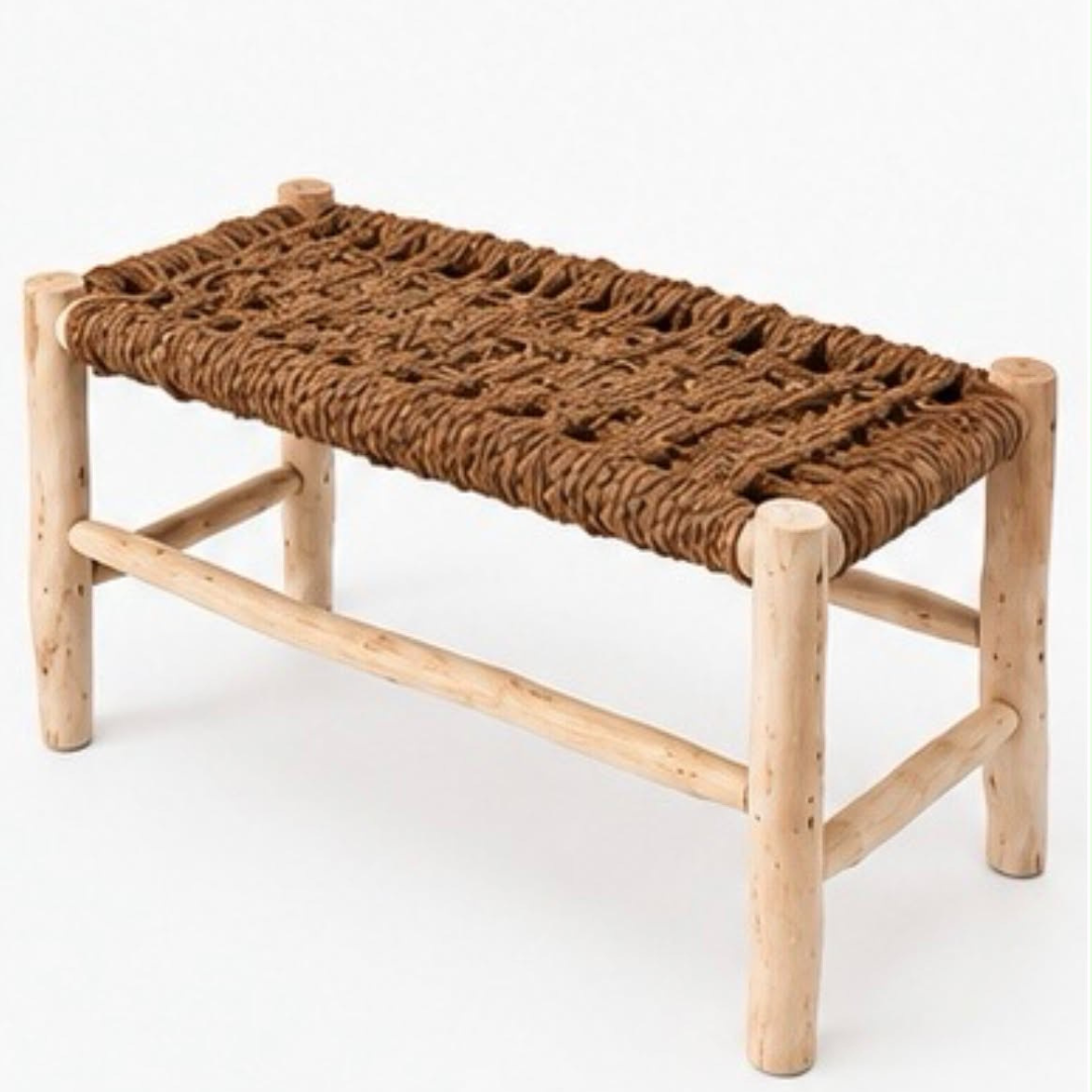 Banc - Tissu Marron