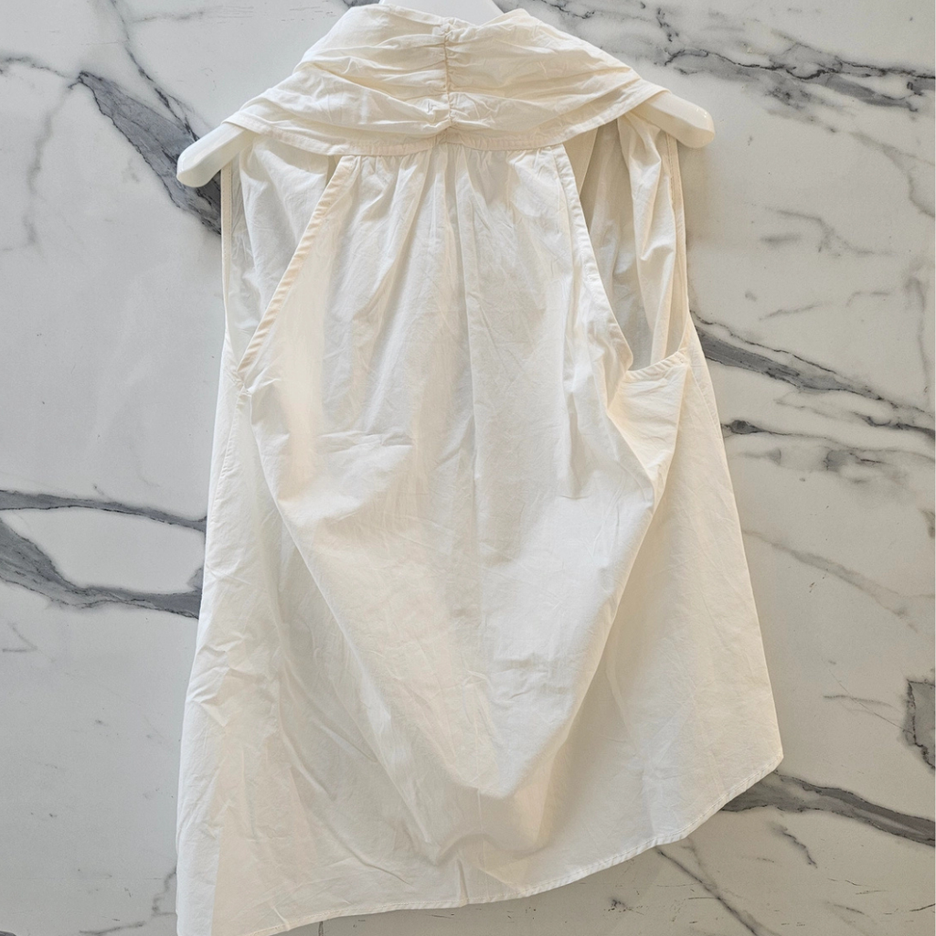 Chemise sans manche - Ecru