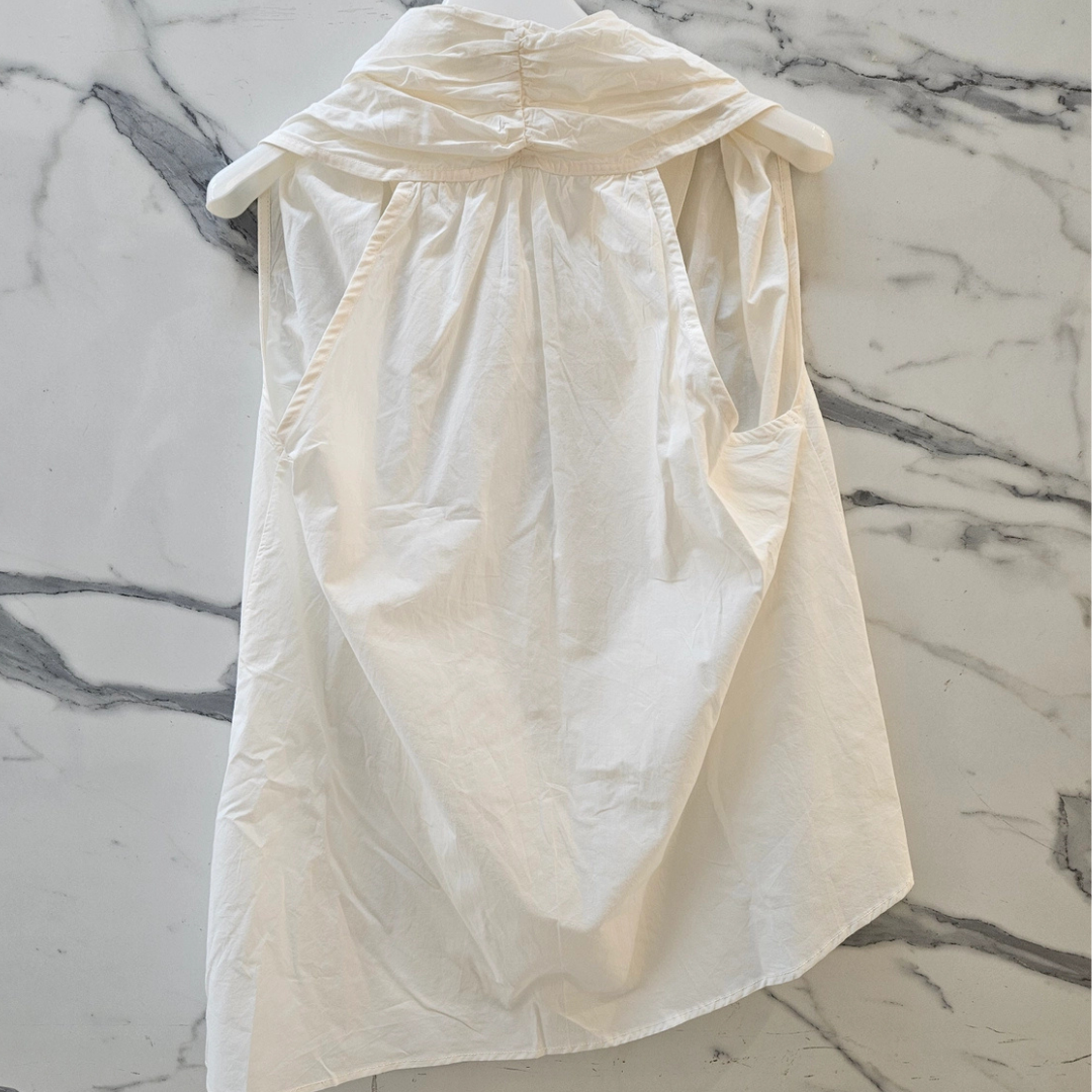 Chemise sans manche - Ecru