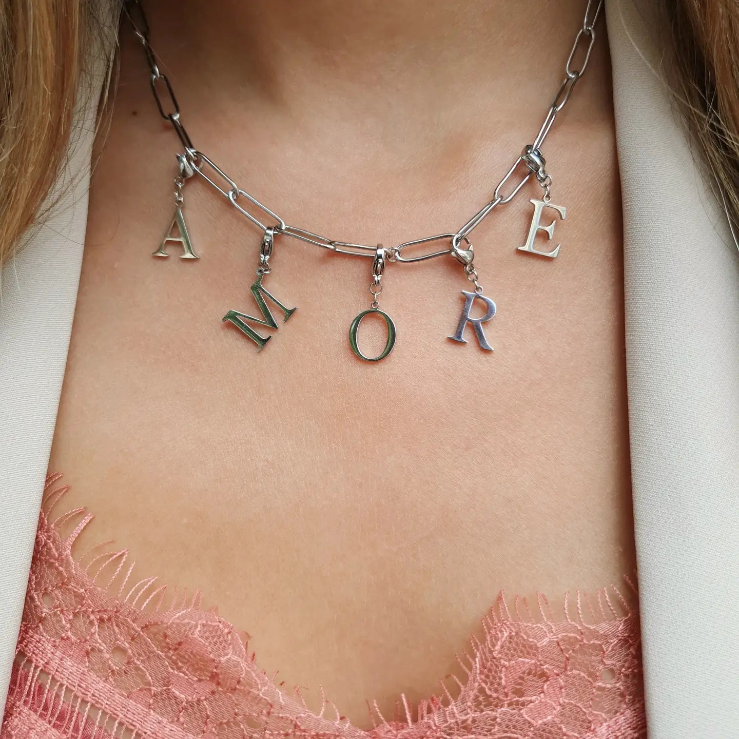 Collier Amor - Argenté