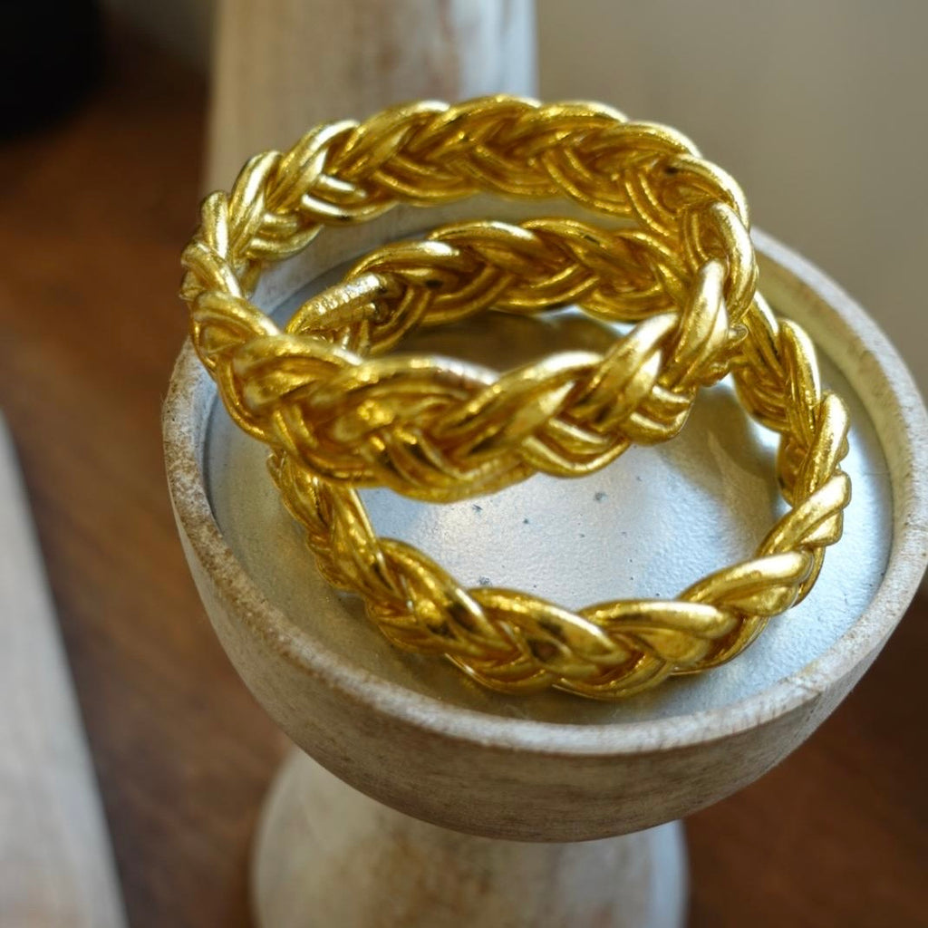 JONC - Double Tresse Or M