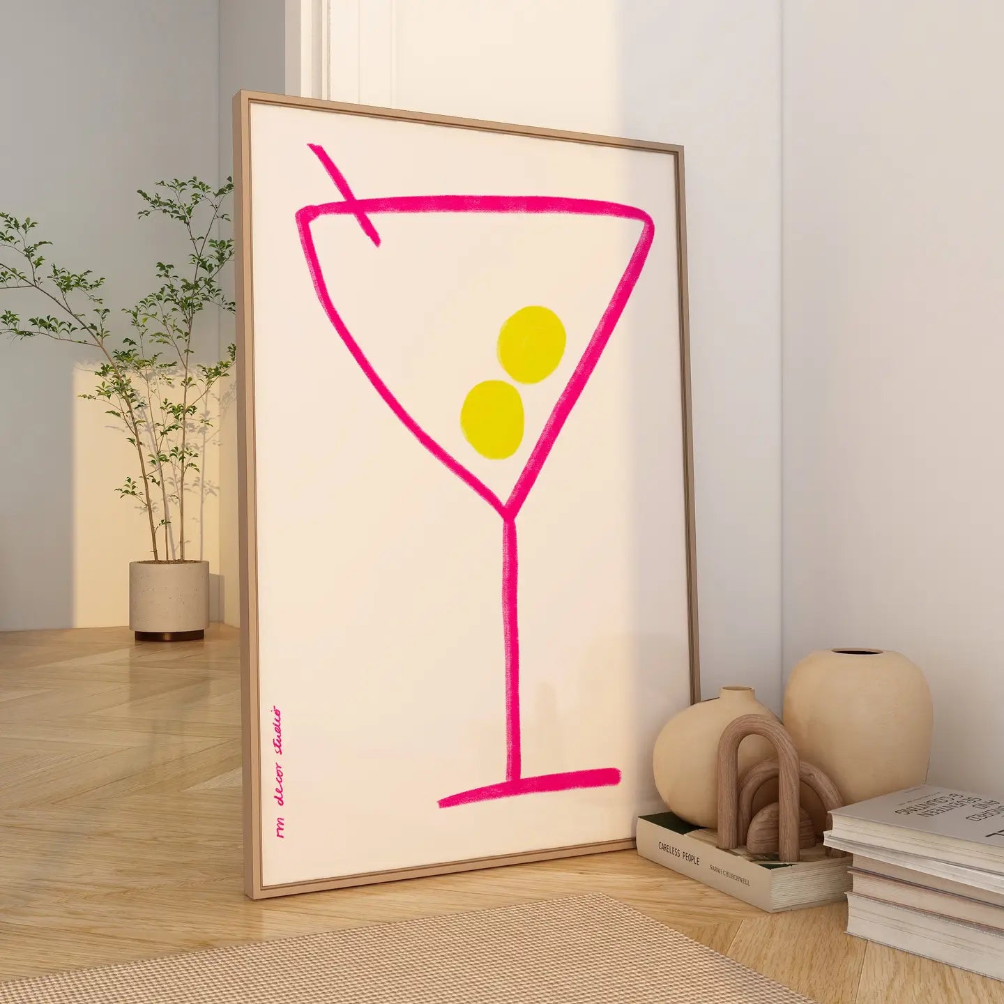 AFFICHE COCKTAIL A4