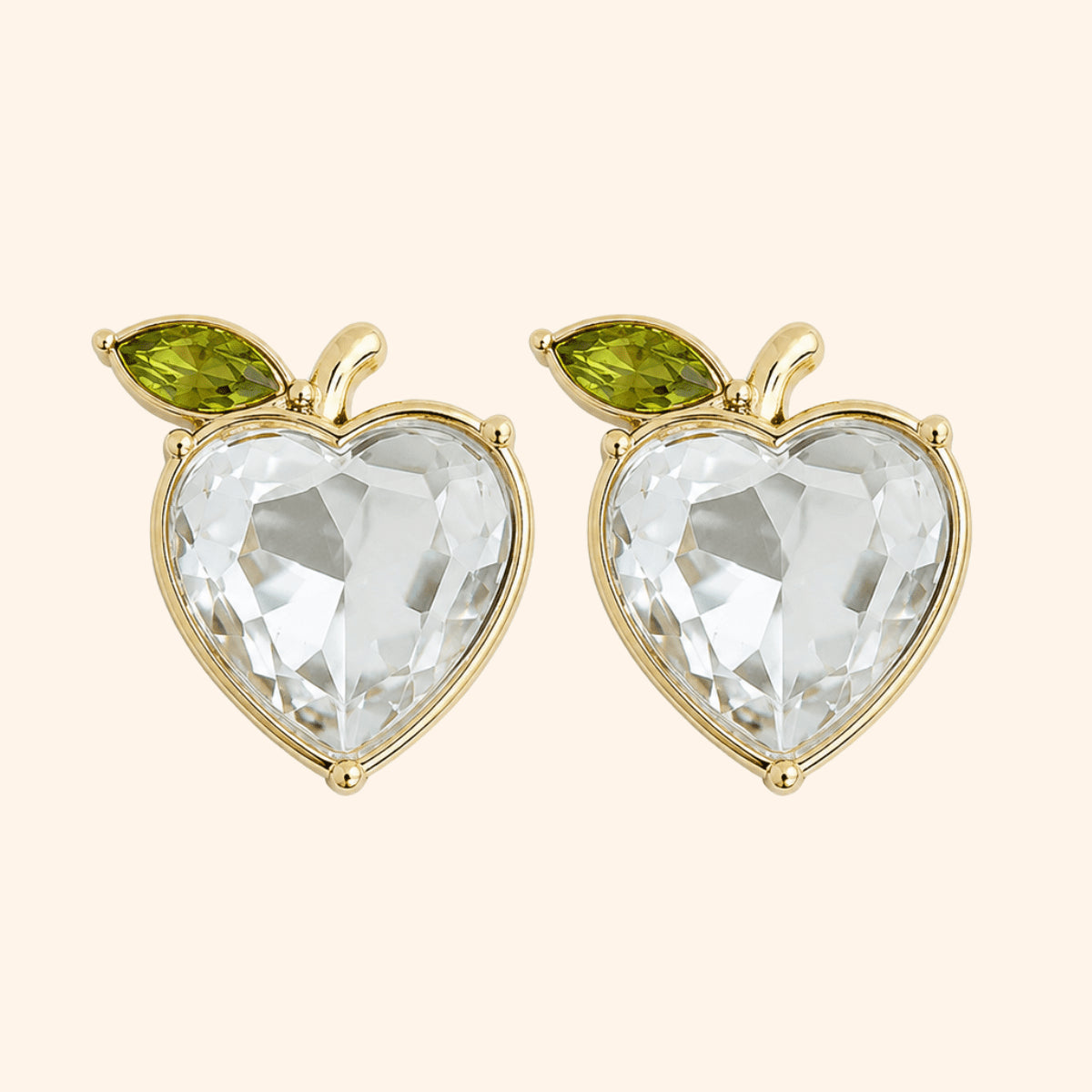 Bijou de bouton - Pomme d'Amour Cristal