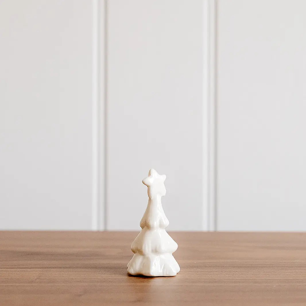 SAPIN DE NOEL - Céramique Étoile Blanc