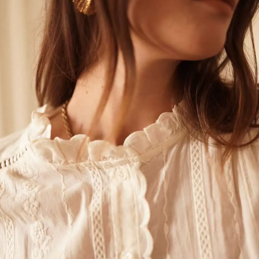 Blouse brodée - Romantique