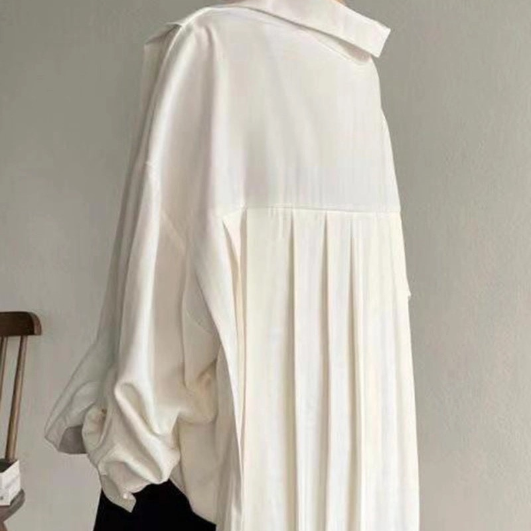 Chemise Dos Plissé - Blanche