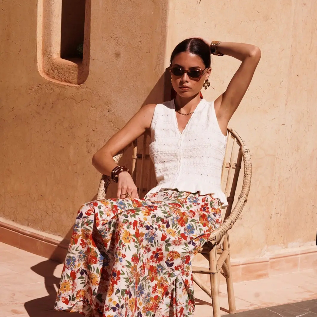 Top Youssra - Blanc