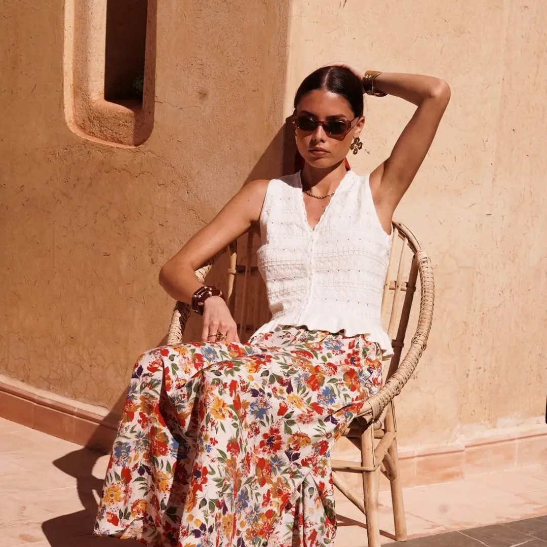 Top Youssra - Blanc
