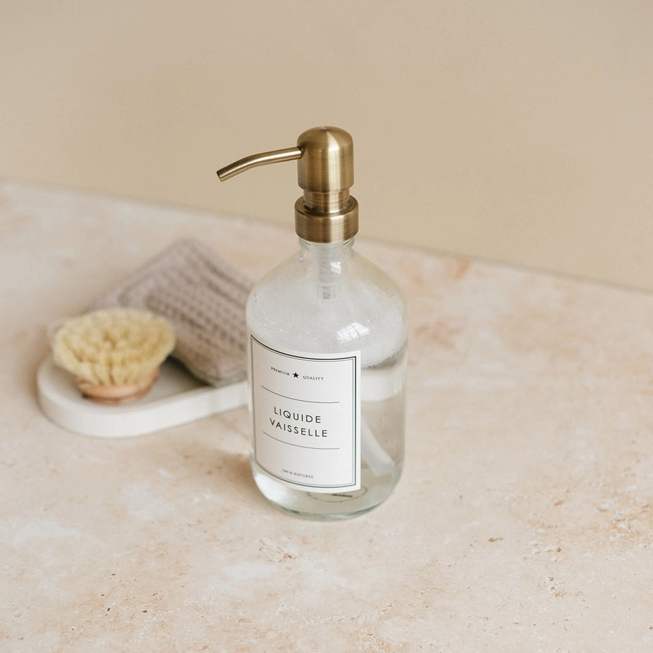 FLACON LIQUIDE VAISSELLE - Transparent 250 ml
