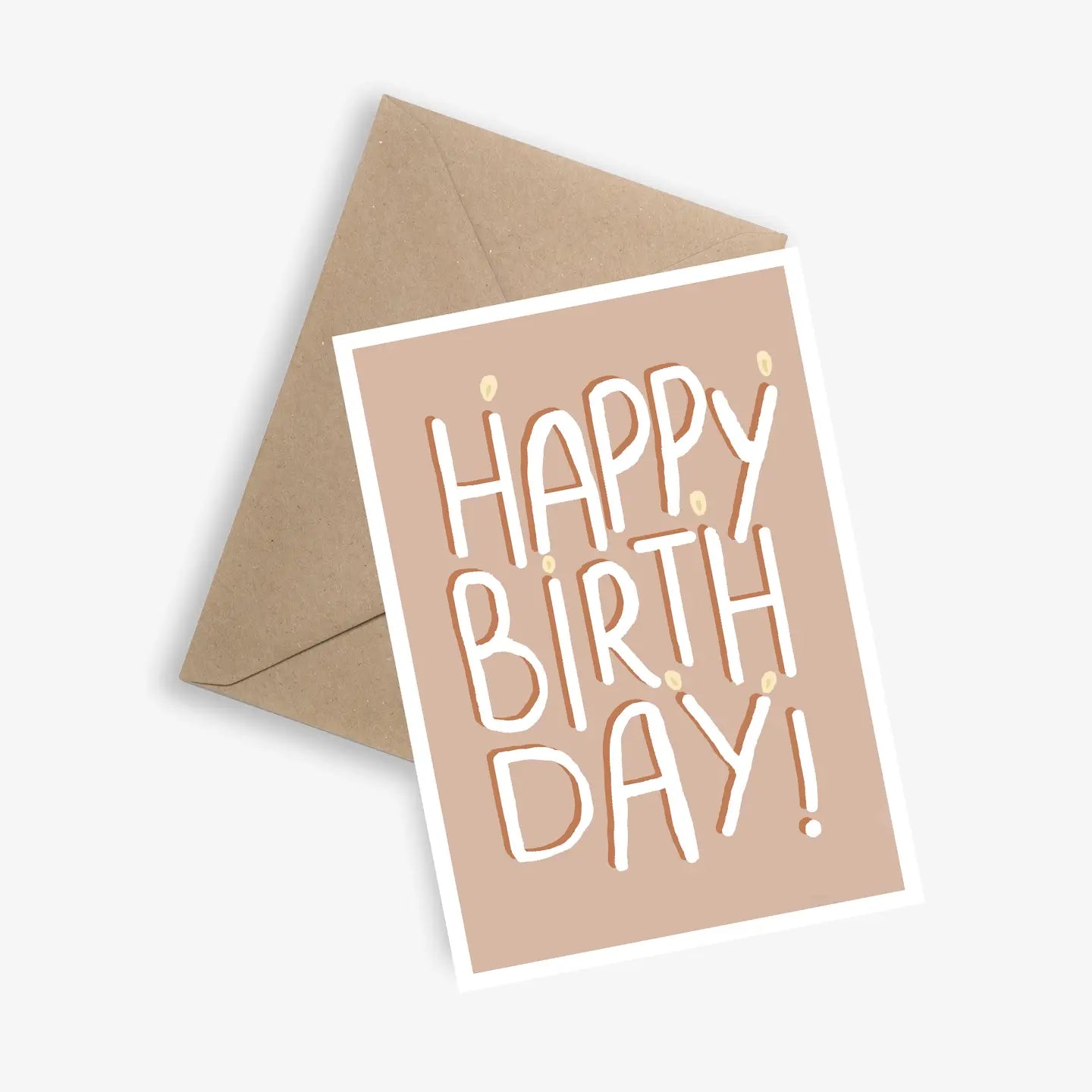 Carte et Enveloppe - Happy Birthday