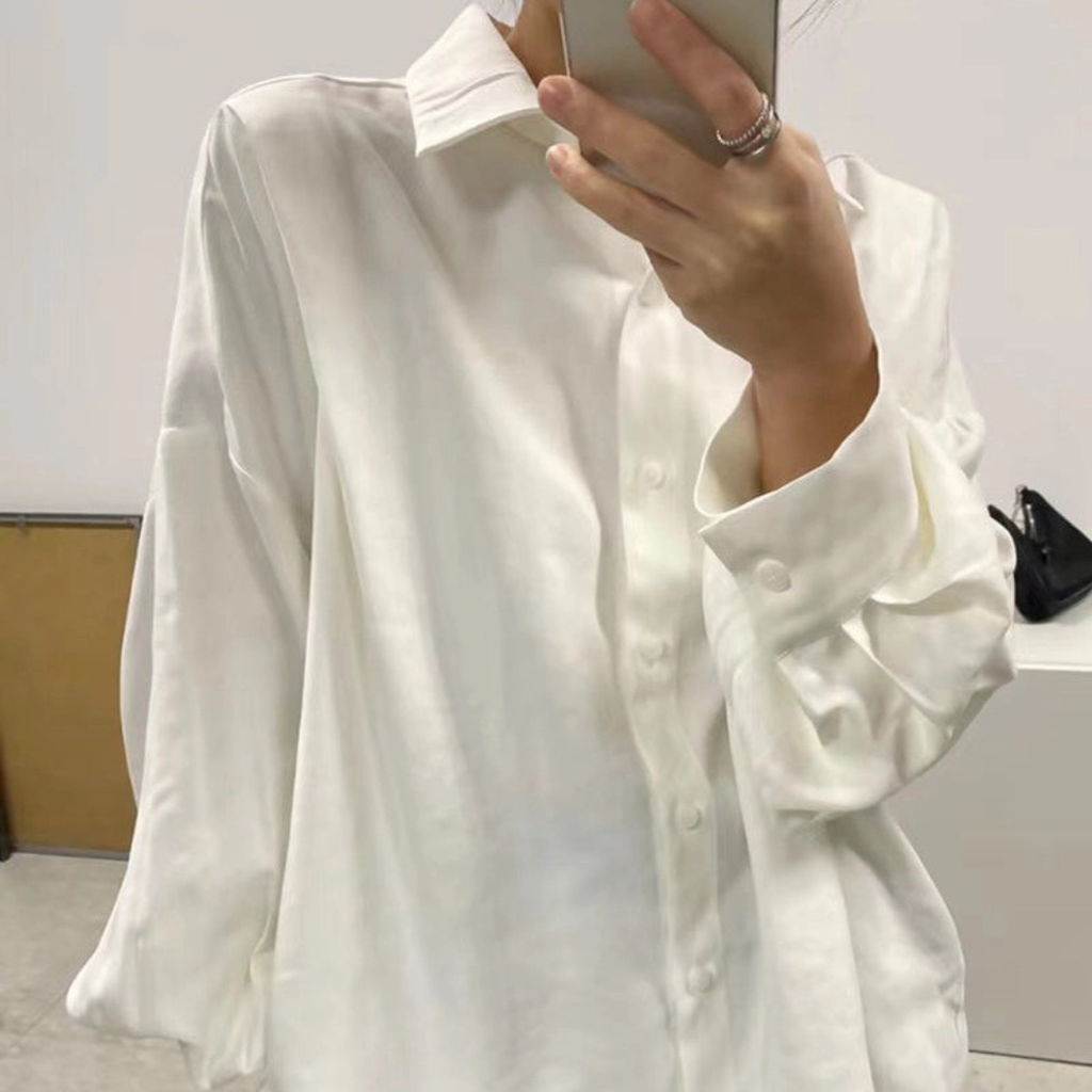 Chemise Dos Plissé - Blanche