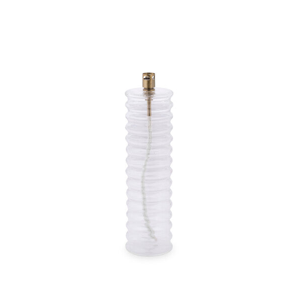 Lampe à Huile Colonne -  Transparente Brass