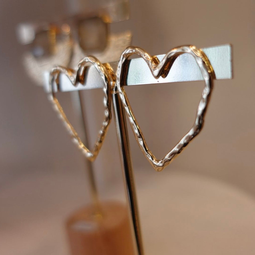 BOUCLES D'OREILLES - Coeur Doré
