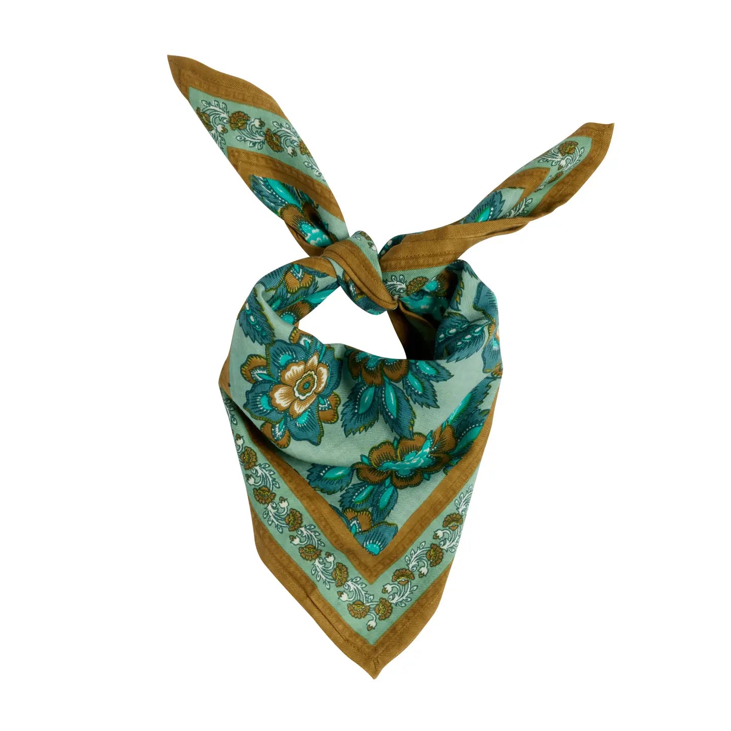 Petit Foulard Indien - Jakarta Vert