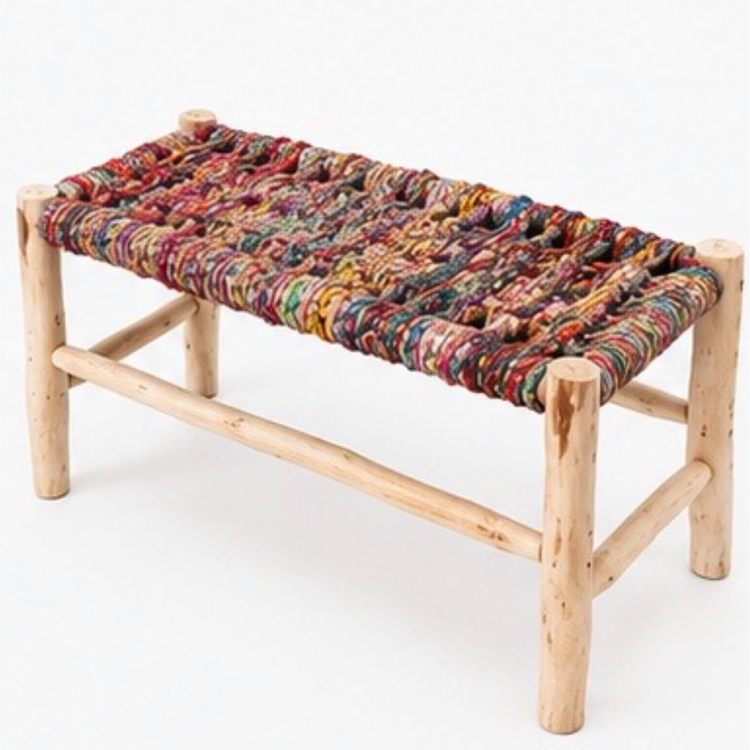 Banc - Tissu Multicolore