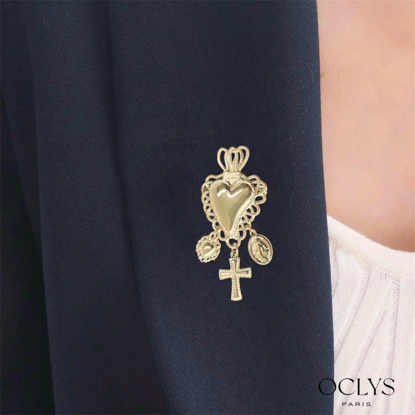 Broche - EX VOTO Saint Valentin