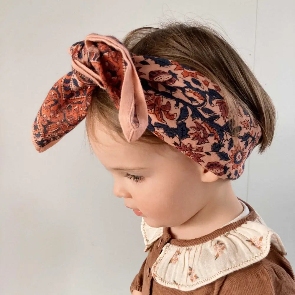 Petit Foulard Indien - Lucette Pink