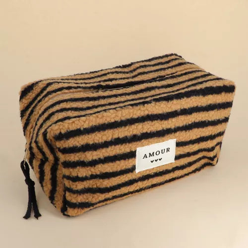 Trousse de toilette - Moumoute marron Amour