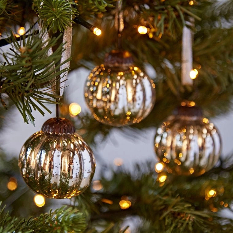 BOULE DE NOEL - Argenté