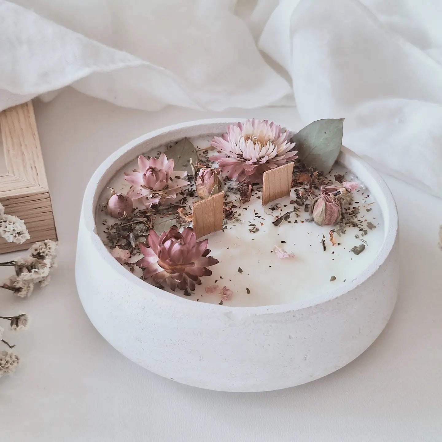 BOUGIE FLORALE - Cire de Soja