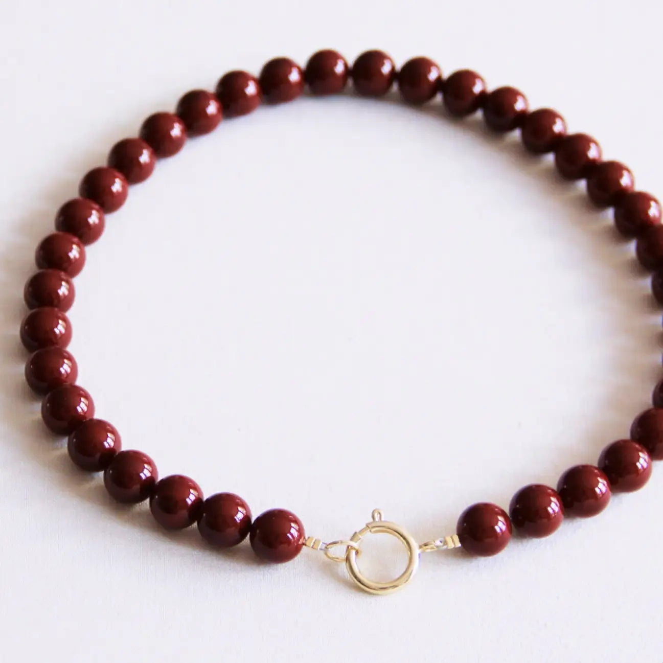 Collier en Perle Naturelle - Bordeau