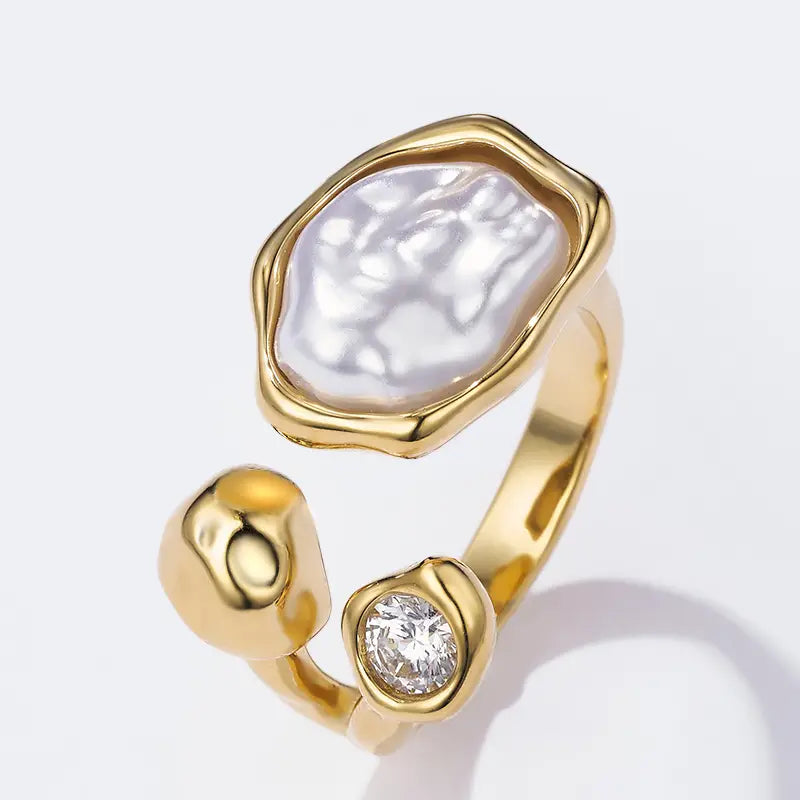 Bague -  Cristal Blanc