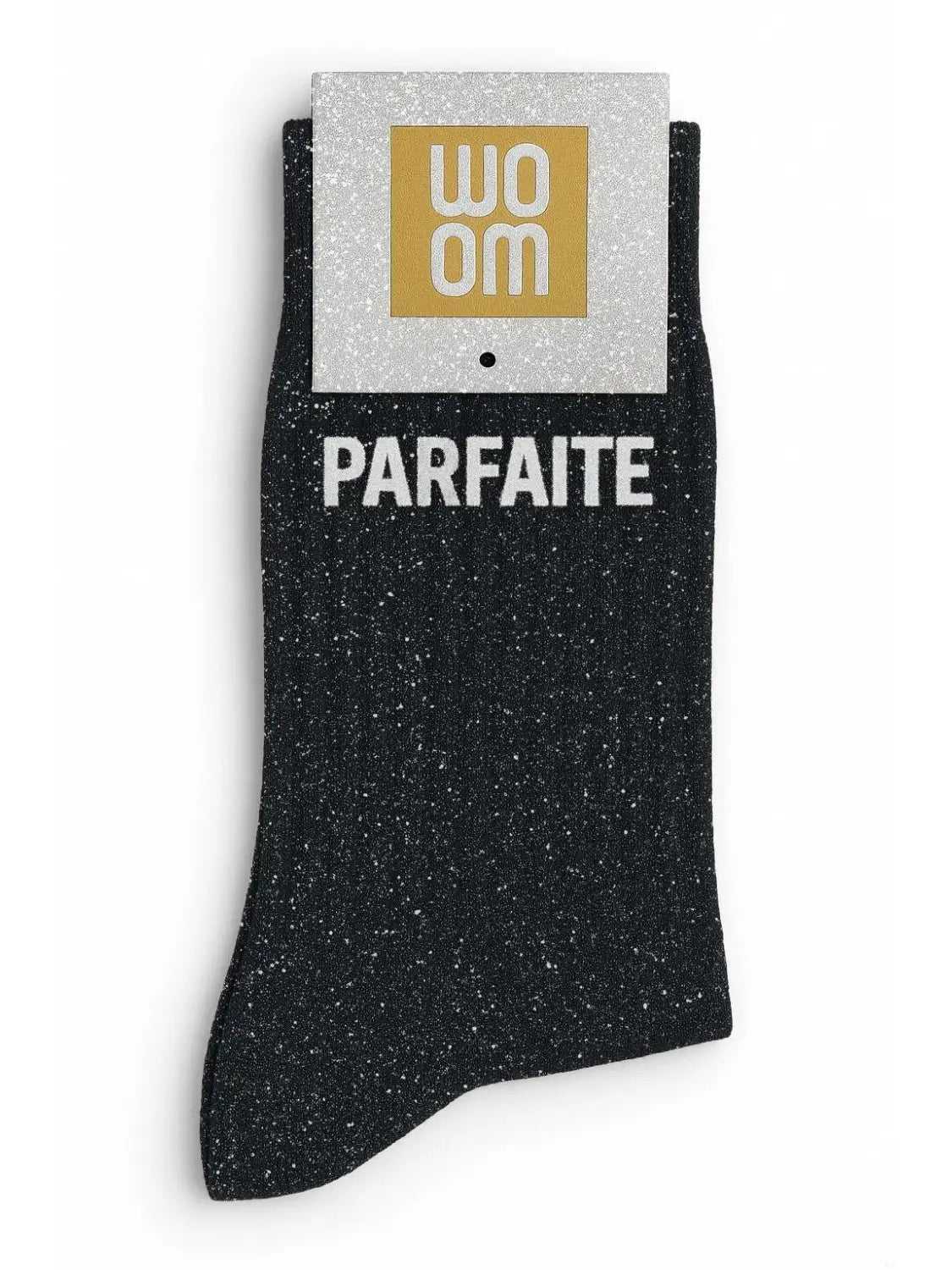 Chaussette à Paillettes Noir  - Parfaite