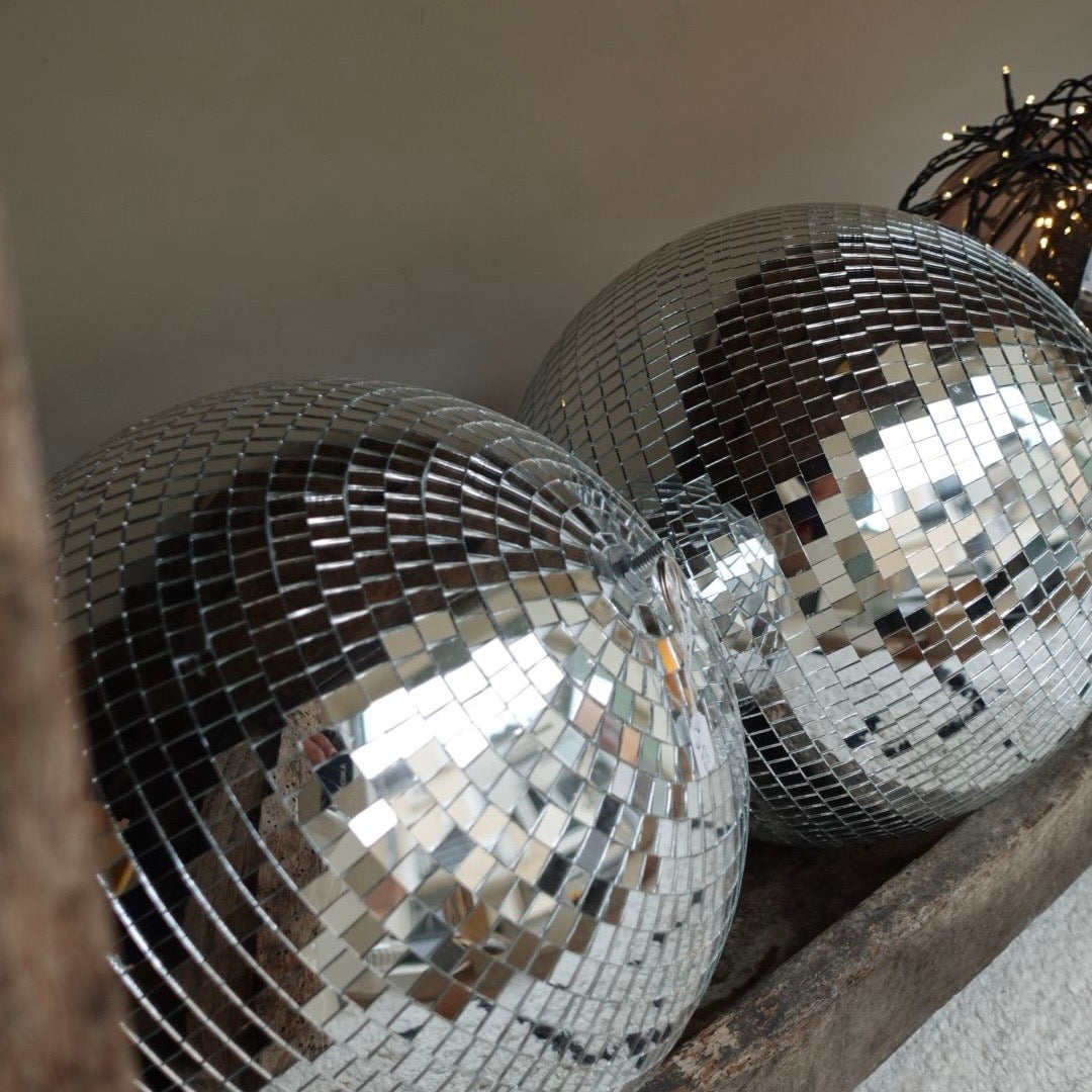 BOULE DISCO - Argent 30CM