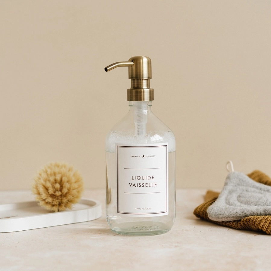 FLACON LIQUIDE VAISSELLE - Transparent 250 ml