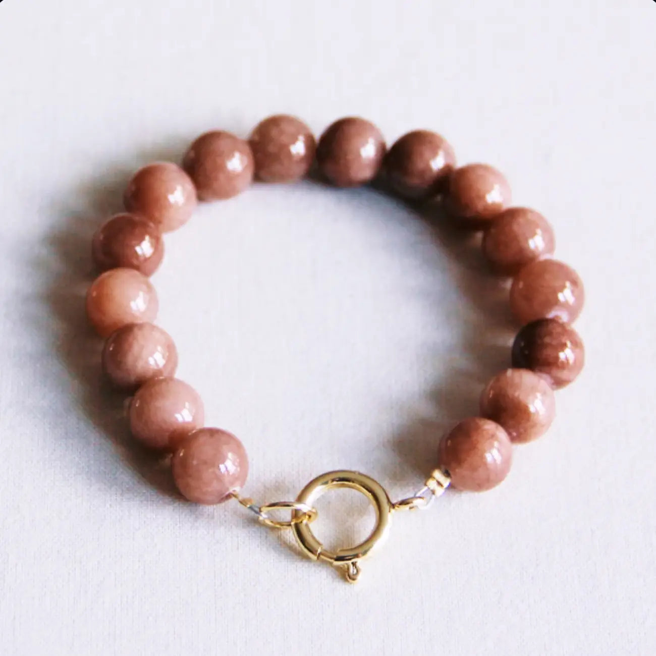 Bracelet Perle Naturelle - Moka