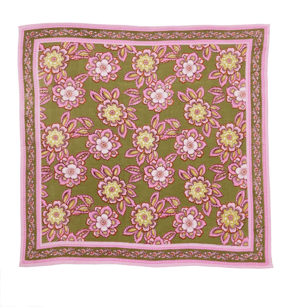 Petit Foulard Indien - Jakarta Rose