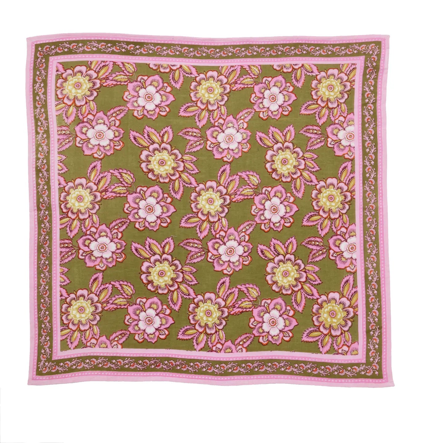 Petit Foulard Indien - Jakarta Rose