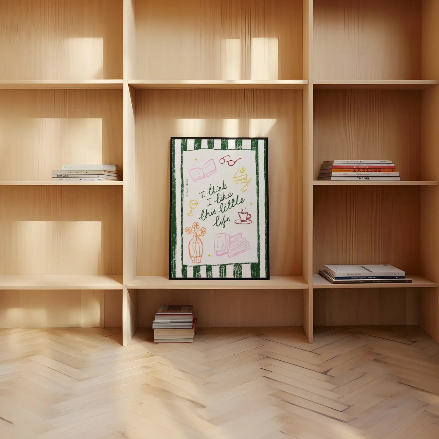 AFFICHE LIVRE JE CROIS QUE J'AIME CETTE PETITE VIE