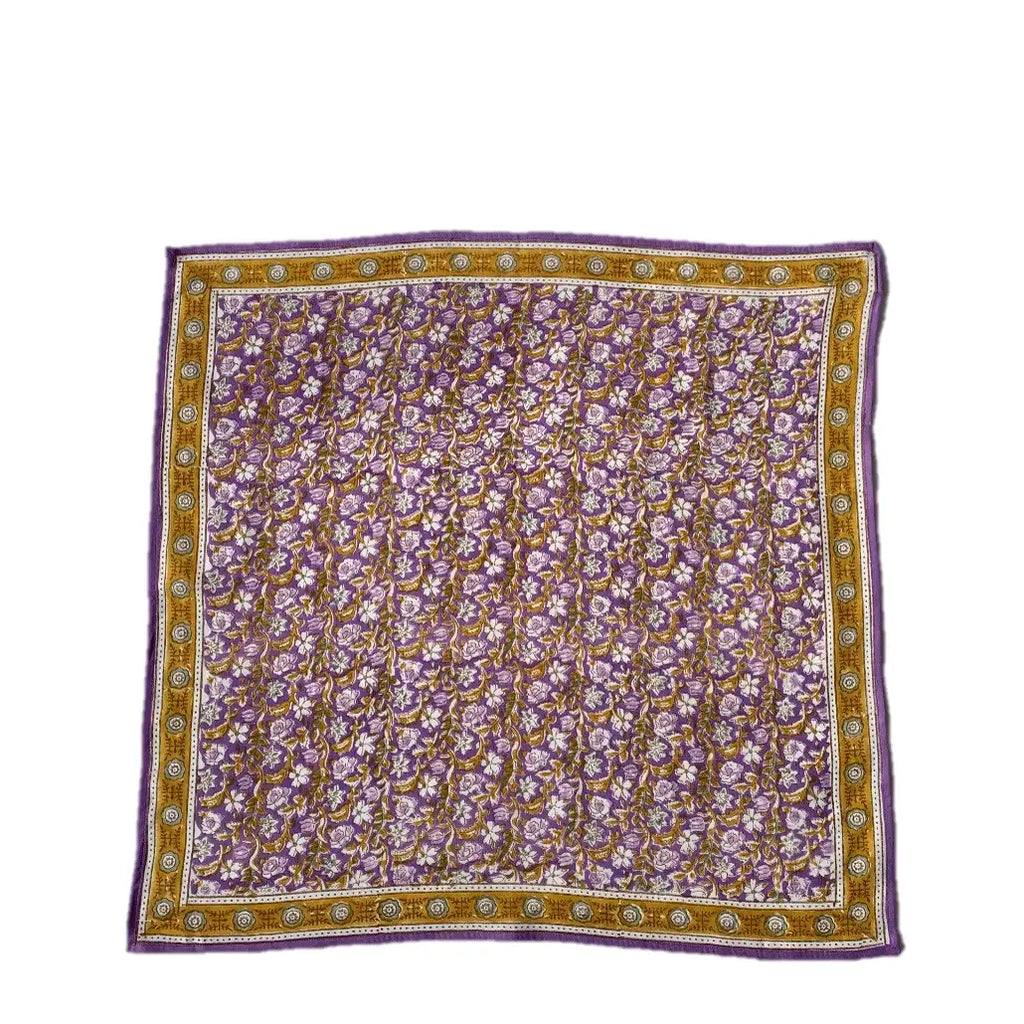 FOULARD INDIEN ABSYNTHE PURPLE