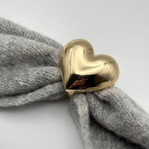 ANNEAU DE FOULARD COEUR