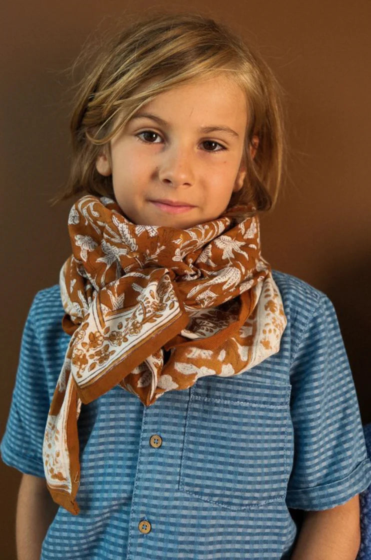 FOULARD CALCUTTA  CARAMEL
