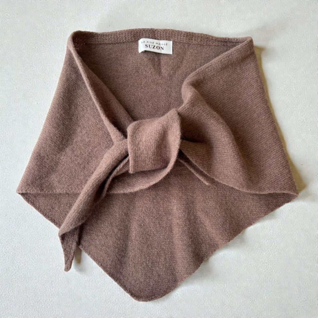 MAILLE TRIANGLE 100  LAINE MARRON CHOCO