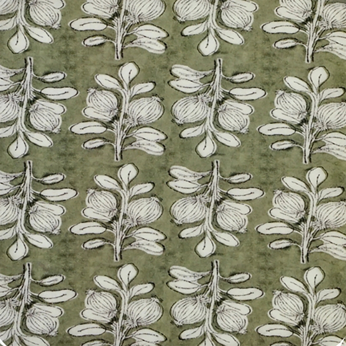 PLATEAU METAL EMAILLE ALHAMBRA OLIVE 10X15 BORDURE DOREE