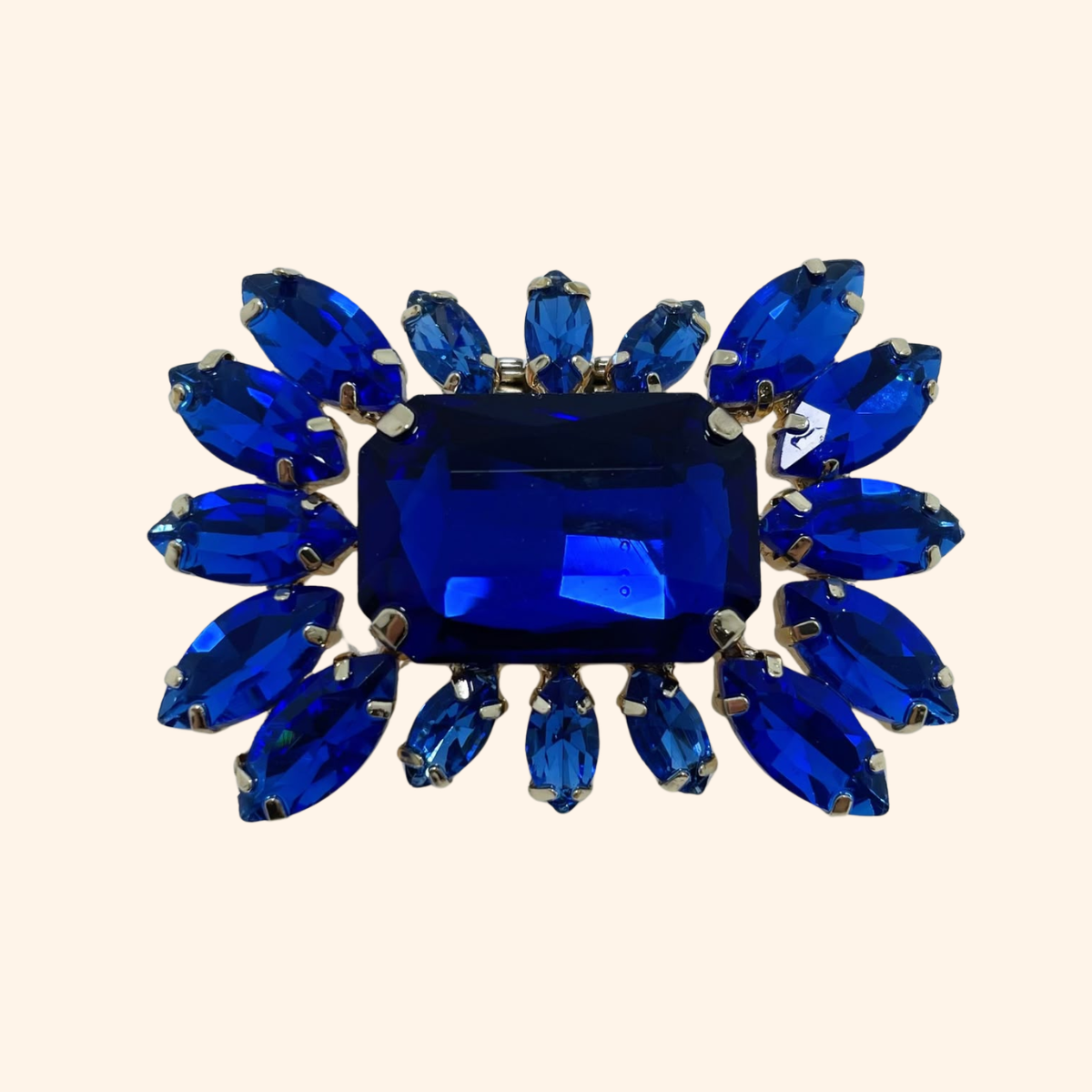 Clip Marquise - Bleu Vendome