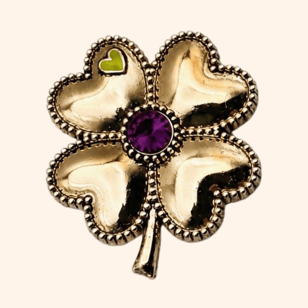 Clip - Pernille Pierre Purple et Coeur Vert Wasabi