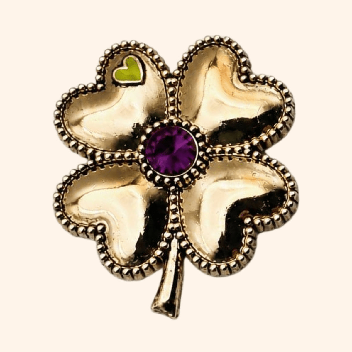 Clip - Pernille Pierre Purple et Coeur Vert Wasabi