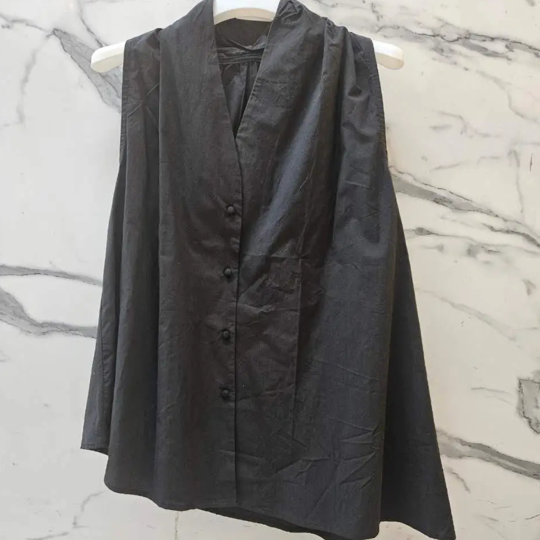 Chemise sans manche - Noir