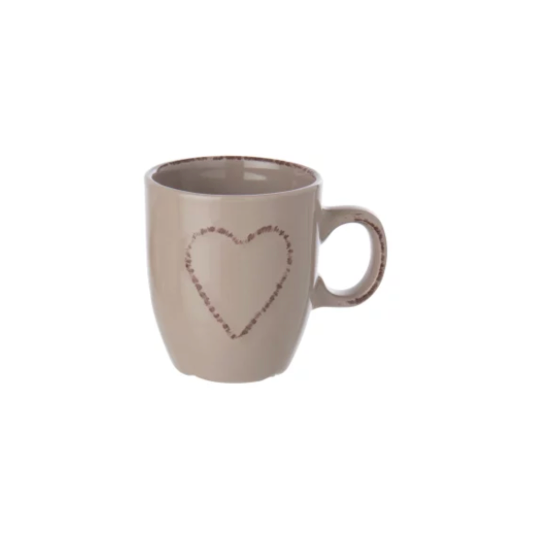 Tasse Coeur - Marron