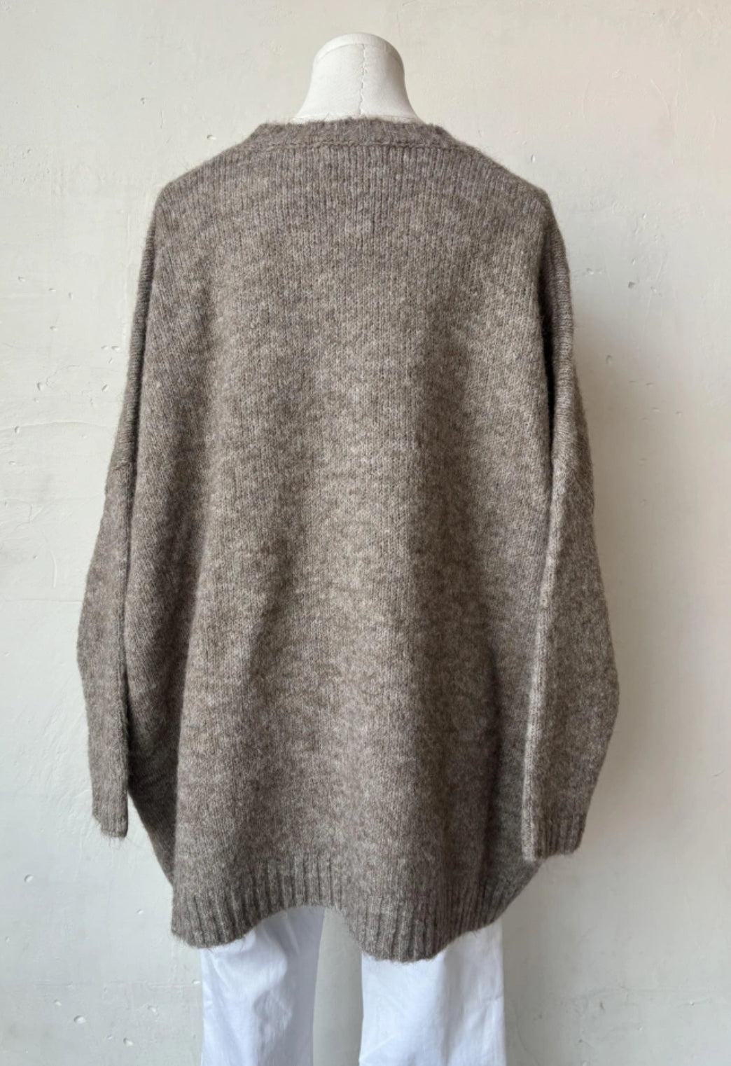 PULL OVERSIZE BEIGE