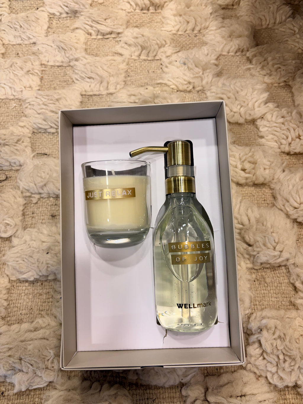 COFFRET LINGE FRAIS BOUGIE ET SAVON