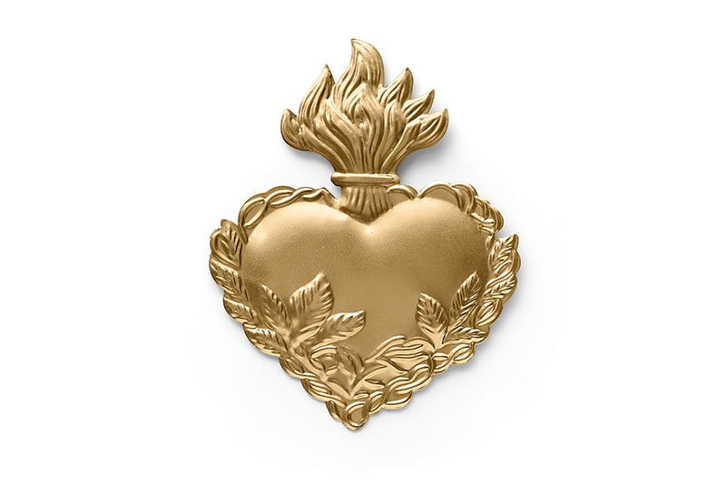 EXVOTO COEUR  LIANE OR